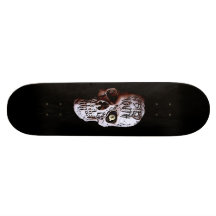 WASTED YOUTH SKULL OLD SCHOOL DECK CUSTOM SKATEBOARD