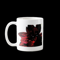 Wasteland red goth flower mugs