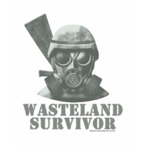 Wasteland Survivor t-shirts by thefrozenduck Wasteland Survivor t-shirts