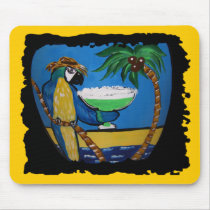 Wastin Away Parrots Mouse Mats