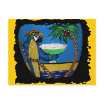 Wastin Away Parrots postcards