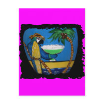 Wastin Away Parrots postcards