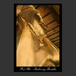 Wat Pho--Bangkok, Reclining Buddha, poster posters
