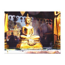 Wat Phrathat Doi Suthep Reflections canvas Canvas Prints