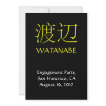 Watanabe Monogram Invite