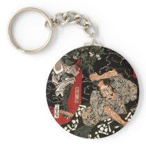 Watanabe Tsuna Fighting Demon, 歌川 国芳 Keychains
