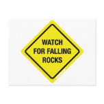 Watch For Falling Rocks Post Cards