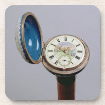 Watch gadget cane (cloisonne enamel) coaster