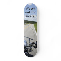 Watch out for Bikers Skate Decks