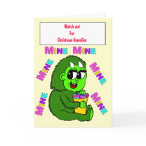 Watch out For Christmas Gremlins cards