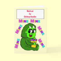 Watch out For Christmas Gremlins cards