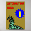 Watch out for slugs posters