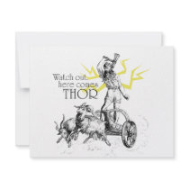 Watch Out, Here Comes Thor! Invitation