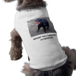 Watch out!  I was a Tasmanian Devil Pet Shirt