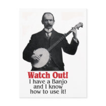 Watch Out Postcard postcards