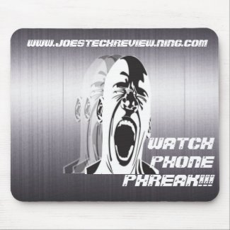 WATCH PHONE PHREAK Mousepad mousepad