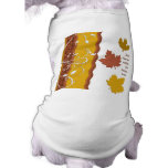 Watch The Fall Leaves Dog Tee Shirt