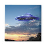 Watch the Skies, UFO - Fridge Magnet