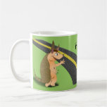 Watch This! Armadillo crossing the road mug
