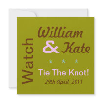 Watch William & Kate Tie The Knot Invitation (Mod)