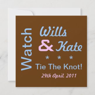Watch Wills and Kate Tie The Knot Invitation invitation