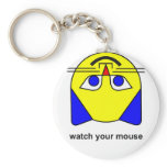 watch your mouse keychain