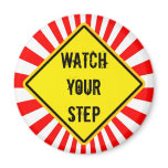 watch your step magnets