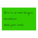 Watch your words posters by Donnanow Watch your words posters