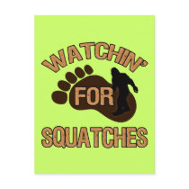 Watchin' For Squatches Postcards
