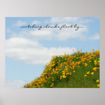 watching clouds float by... art prints Blue Sky