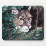 Watching Cougar Mousepad mousepads