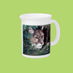 Watching Cougar Drink Pitchers