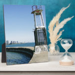 Watching the Chicago Skyline from the Pier plaques