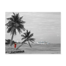 Watching the cruise ships postcards