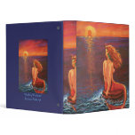 "Watching The Sunset" Mermaid Art Binder