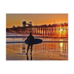 Watching The Sunset Postcard
