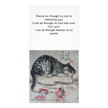 Watching you dance personalized photo card