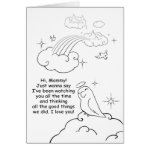 In loving memory pet loss greeting card