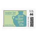 Water 1st International postage