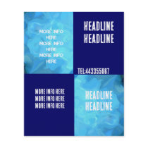 water abstraction custom flyer