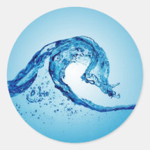 WATER ALL ROUND STICKERS