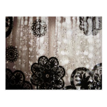 Water and Black Lace Post Card