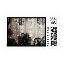 Water and Black Lace Stamp