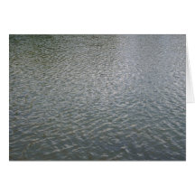 Water and tree reflection greeting cards
