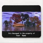 Water and trees Mousepad