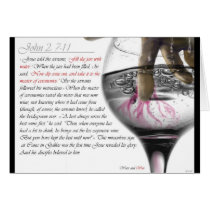Water and Wine cards
