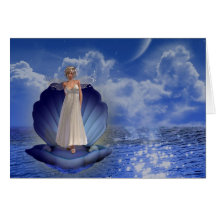 Water Angel Greeting Card