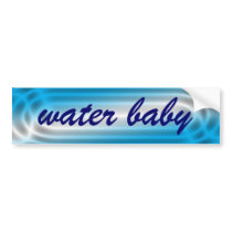 Water Baby bumper stickers