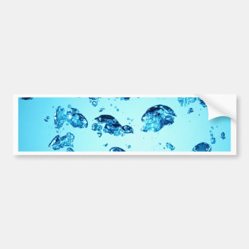 Water Background Bumper Sticker 