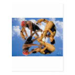 Water Ballet in a circle Post Cards